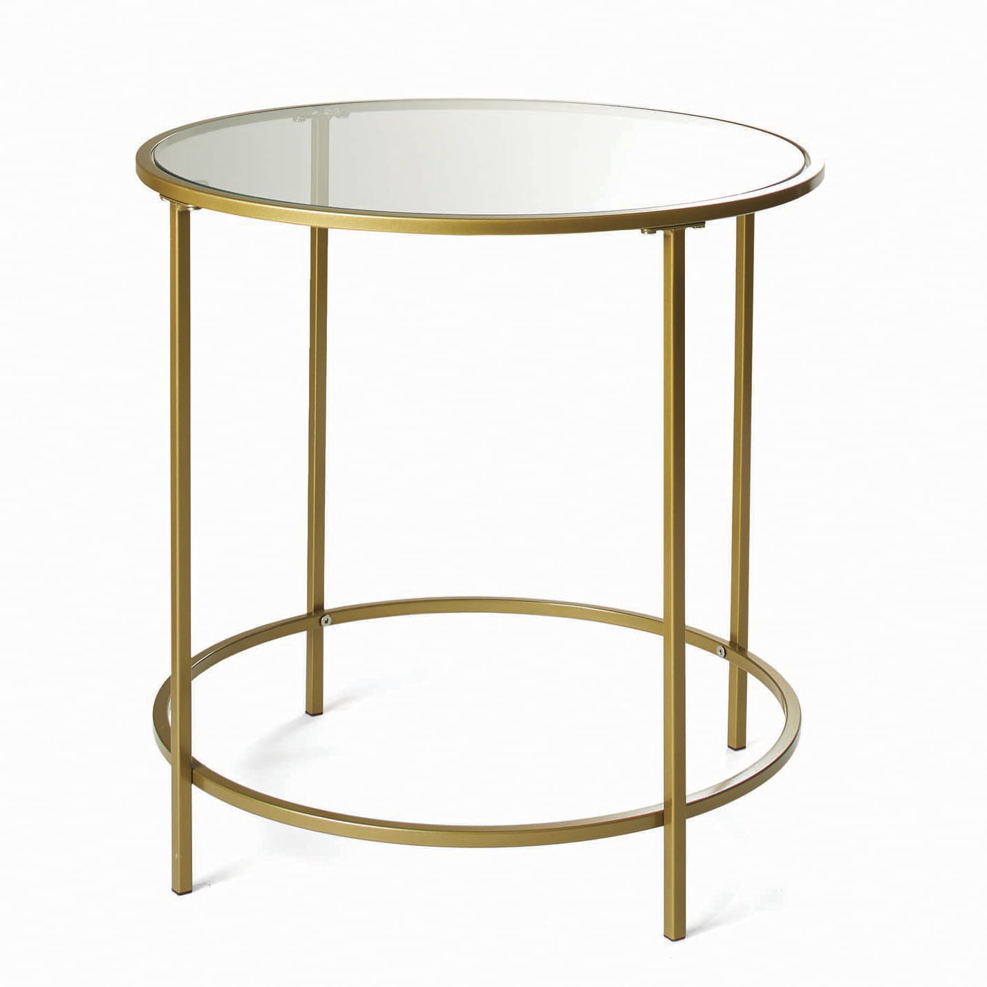 Better Homes & Gardens Nola Side Table. Gold Finish