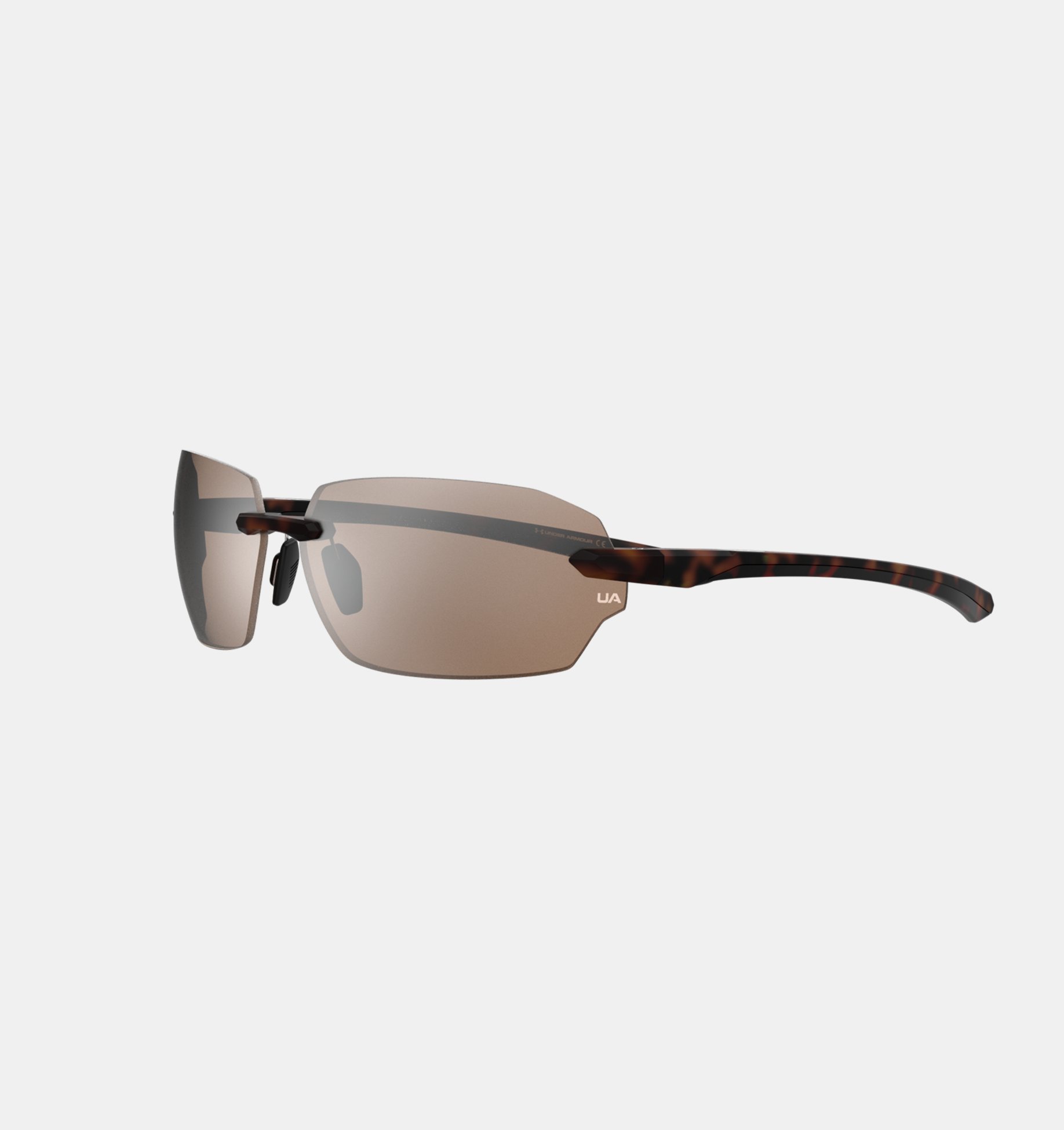 UnderArmour Unisex UA Fire 2 Mirror Sunglasses - Brown Havana / Brown