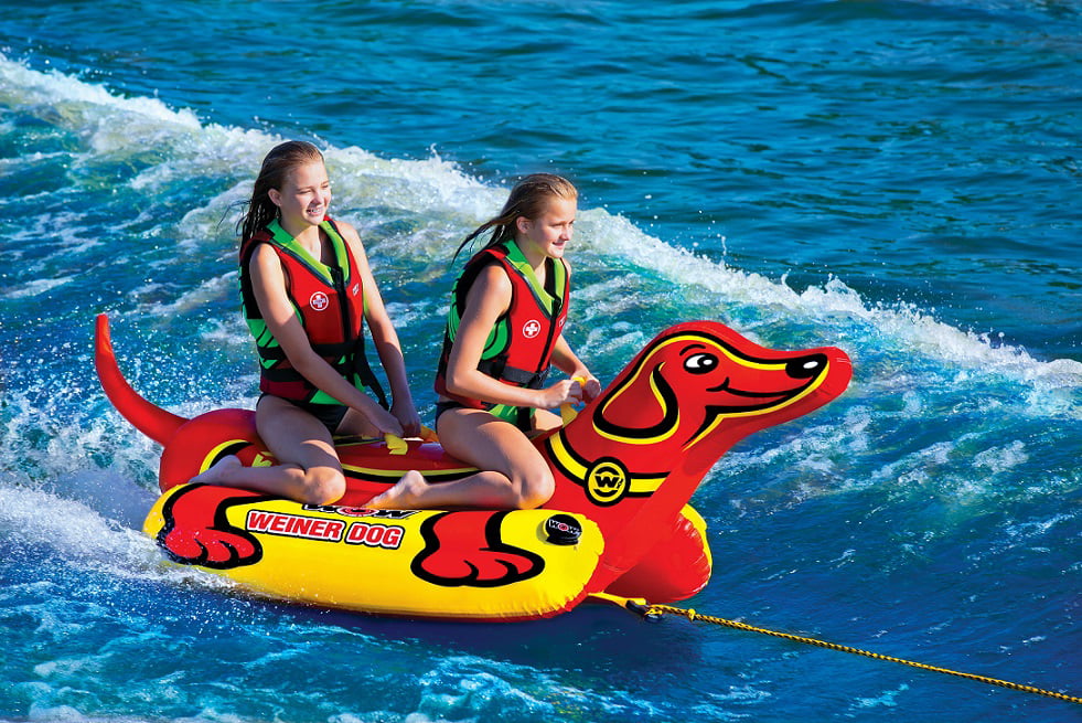 WOW World of Watersports Weiner Dog 2 Towable Tube