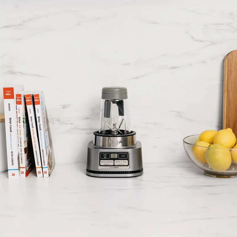 NINJA SS100 Foodi Smoothie Bowl Maker. 24 oz. Blender 2 Speeds Stainless Steel Auto iQ