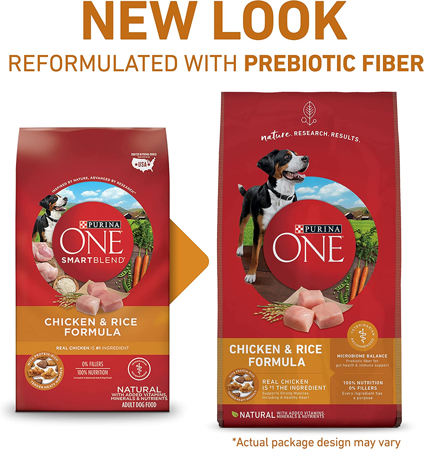 Purina ONE Natural Dry Dog Food SmartBlend Chicken & Rice Formula - 40 lb. Bag