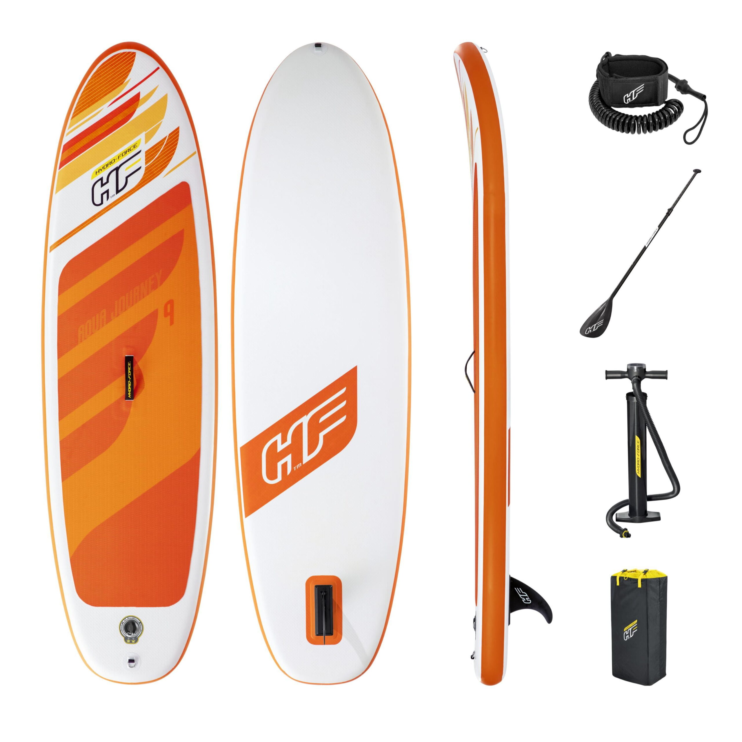 Hydro-Force Bestway 9 Ft. Aqua Journey Inflatable Stand-Up Paddleboard Set