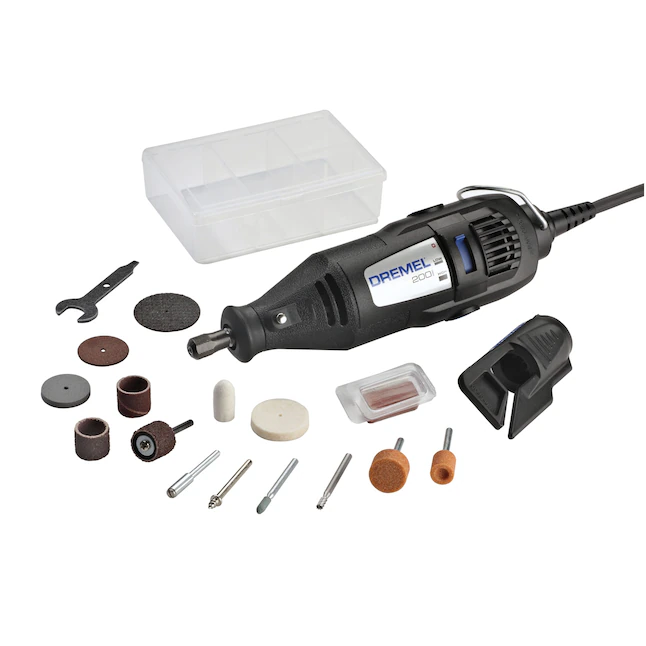 Dremel  200 17-Piece 2-speed Corded 0.86-Amp Multipurpose Rotary Tool with (No Case) Case