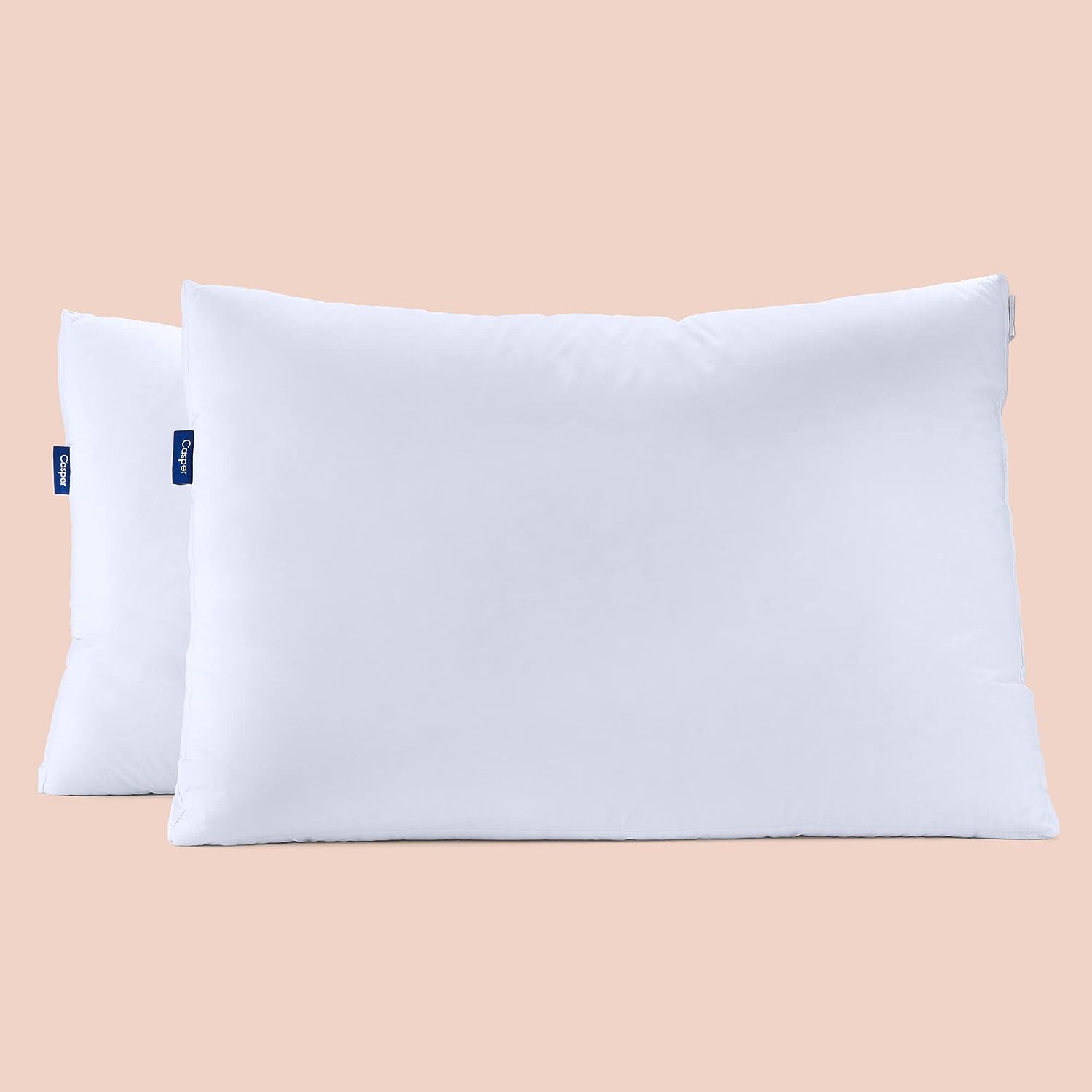 Casper Sleep Down Pillow for Sleeping. Standard. White. Two Pack