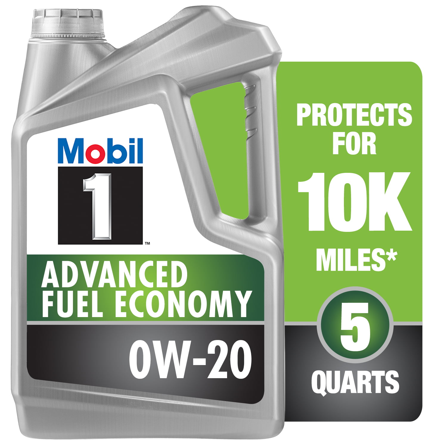 Mobil 1 Advanced Fuel Economy Full Synthetic Motor Oil 0W-20. 5 qt