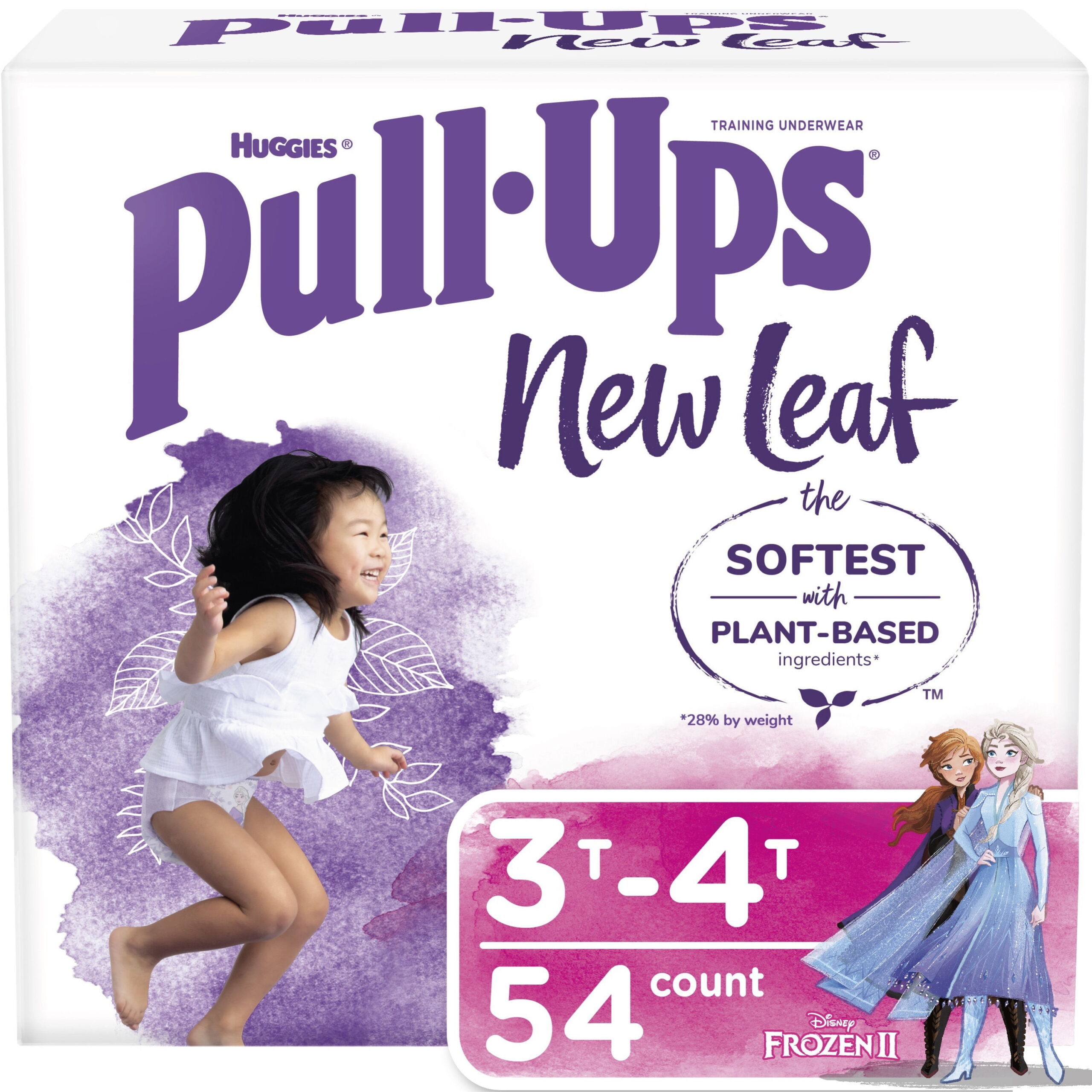 Huggies Pull-Ups New Leaf Girls- Disney Frozen Potty Training Pants. 54 Ct. 3T-4T (32-40 lb.)