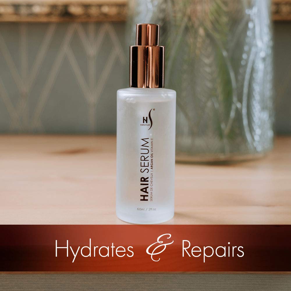Herstyler Hair Repair Serum - Argan Oil Hair Serum. Vitamin E Hair Serum