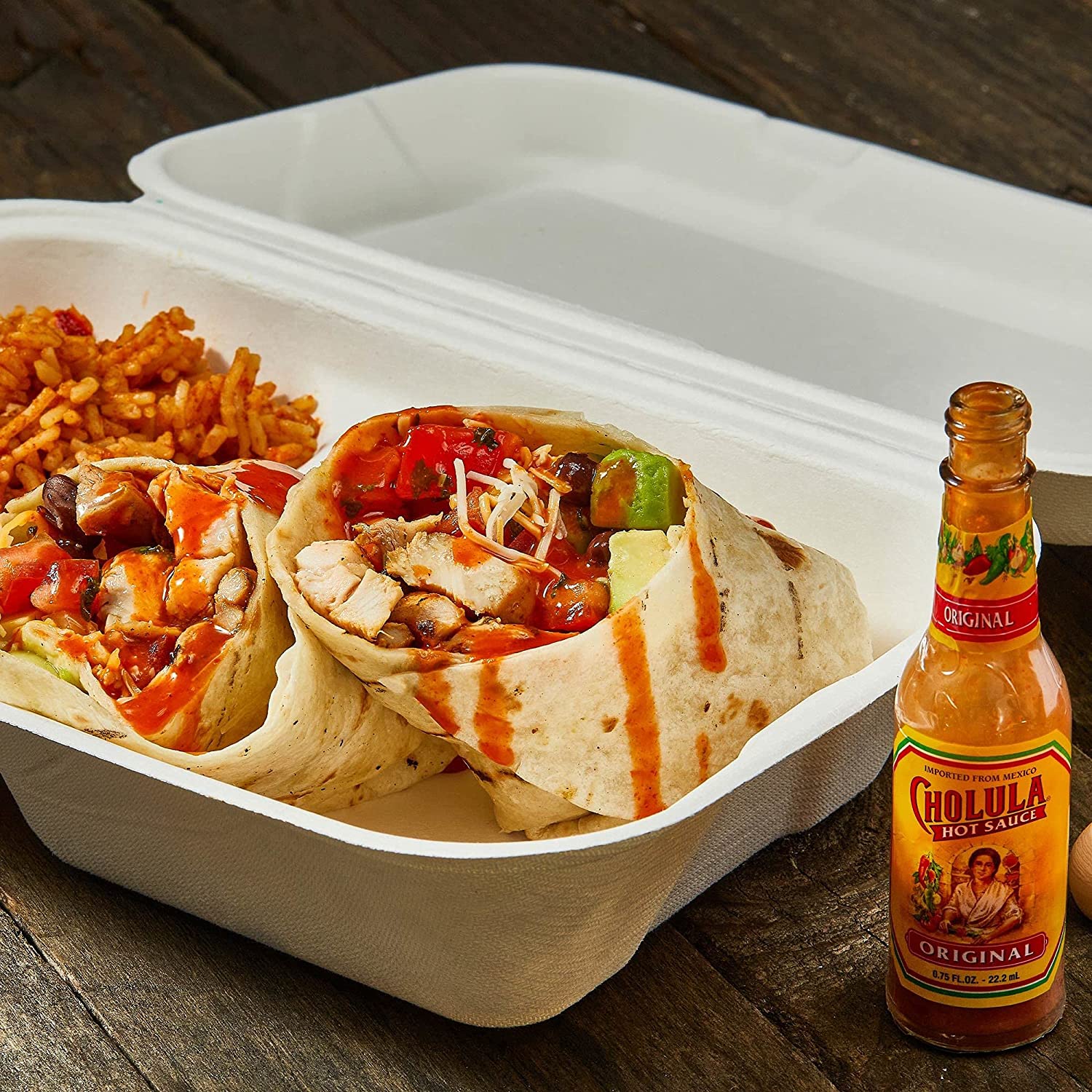 Cholula Original Hot Sauce 0.75 fl oz Multipack. 48 count