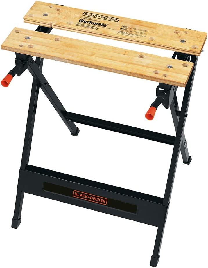 BLACK+DECKER Workmate Portable Workbench. 350-Pound Capacity (WM125)