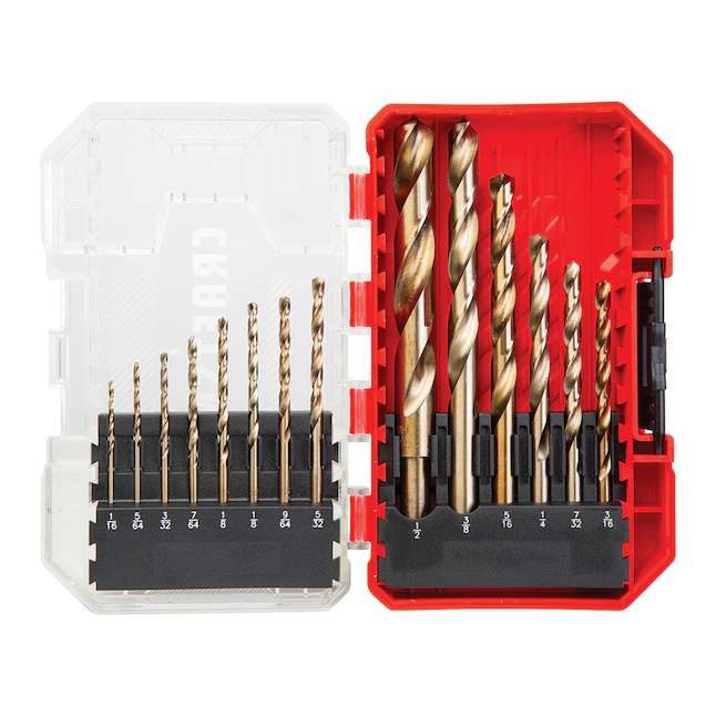 CRAFTSMAN Drill Bit Set. Gold Oxide. 14-Piece (CMAM2214)