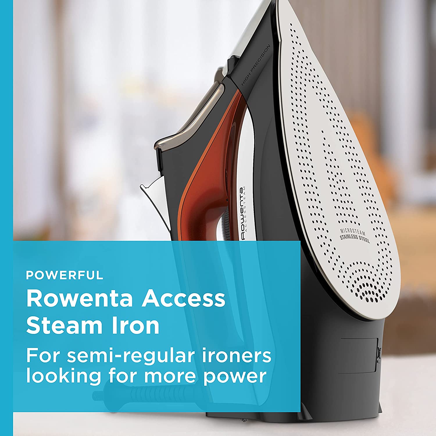 Rowenta DW2360U1 Access Steam Iron. 1700 watts. Black