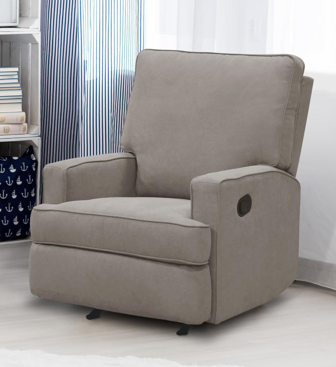 Baby Relax Salma Rocker Recliner Chair. Nursery Furniture. Taupe