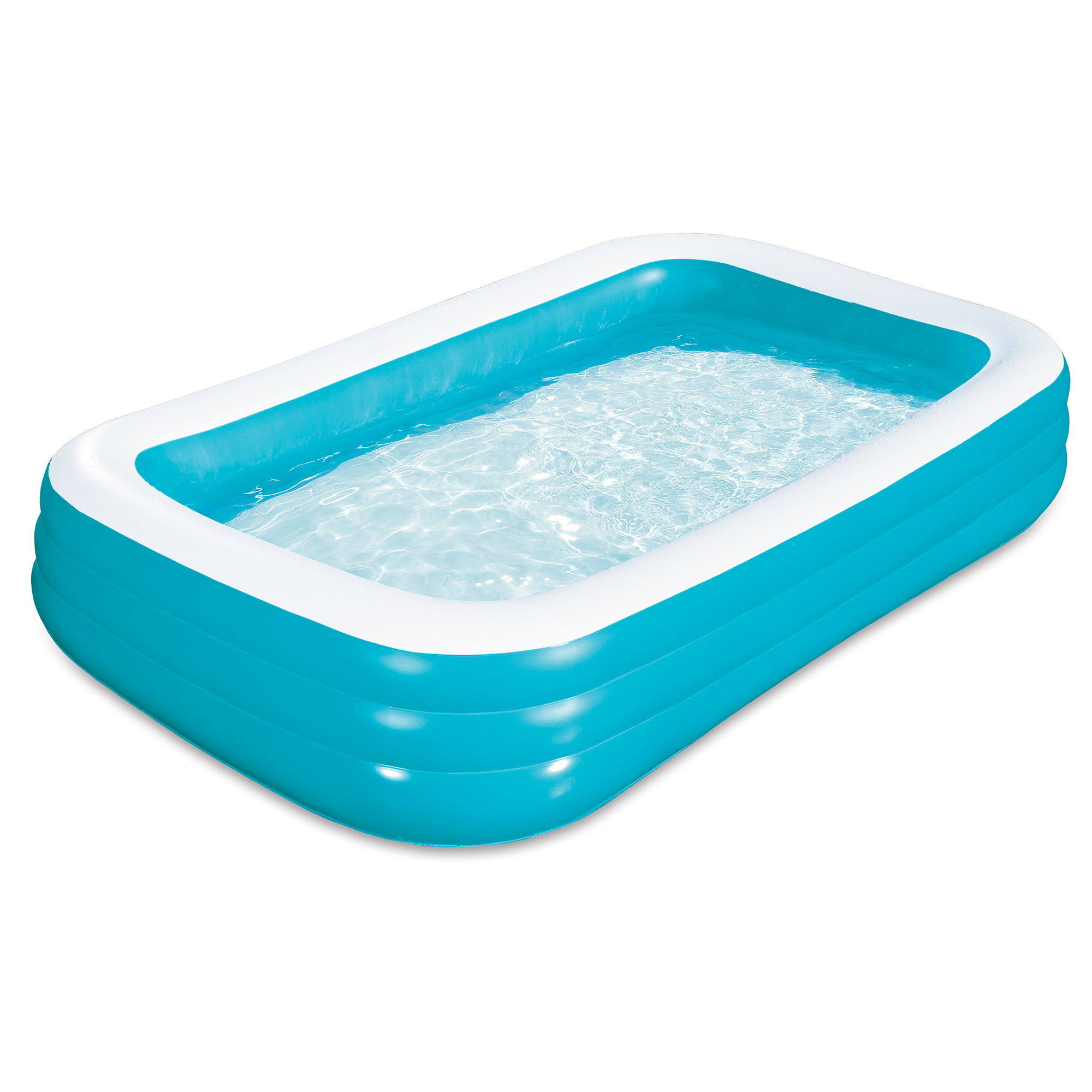 bigbigmart 10-Foot Rectangular Inflatable Family Pool. Blue. Ages 6 and Up. Unisex