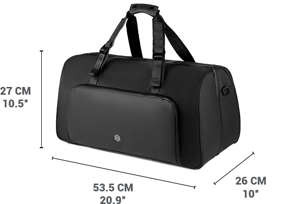Nordace Casto – Smart Duffel Bag. Black