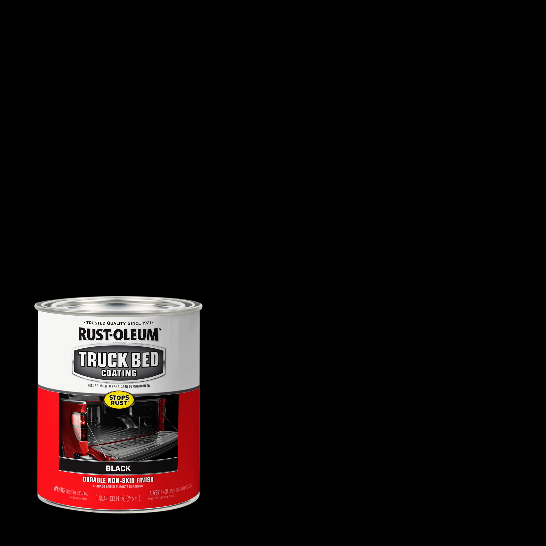 Black. Rust-Oleum Automotive Truck Bed Coating-342668. Quart