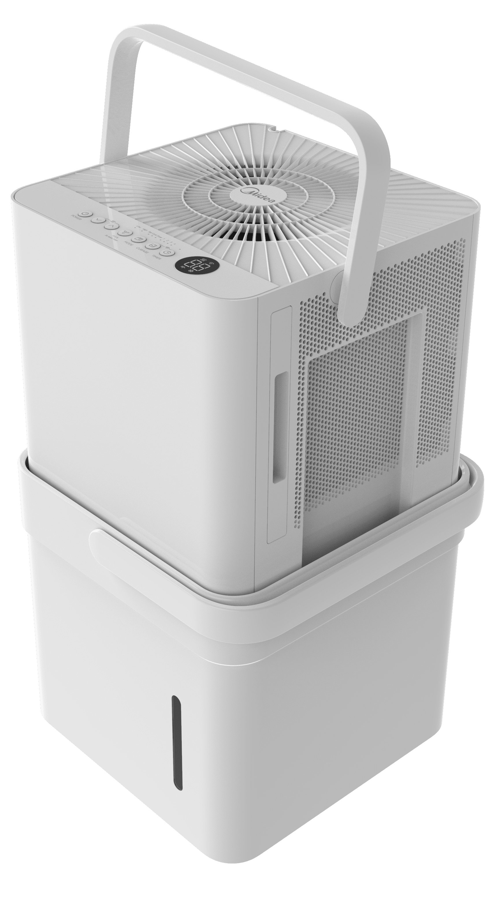 Midea Cube 50-Pint Smart WiFi Dehumidifier. Coverage up to 4.500 sq. ft.