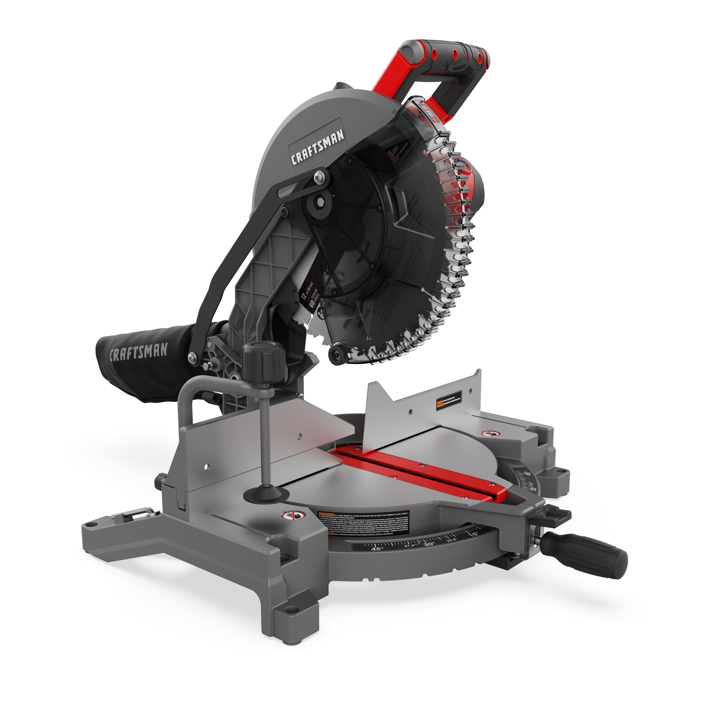 CRAFTSMAN 12-in 15-Amp Single Bevel Miter Saw (Corded)