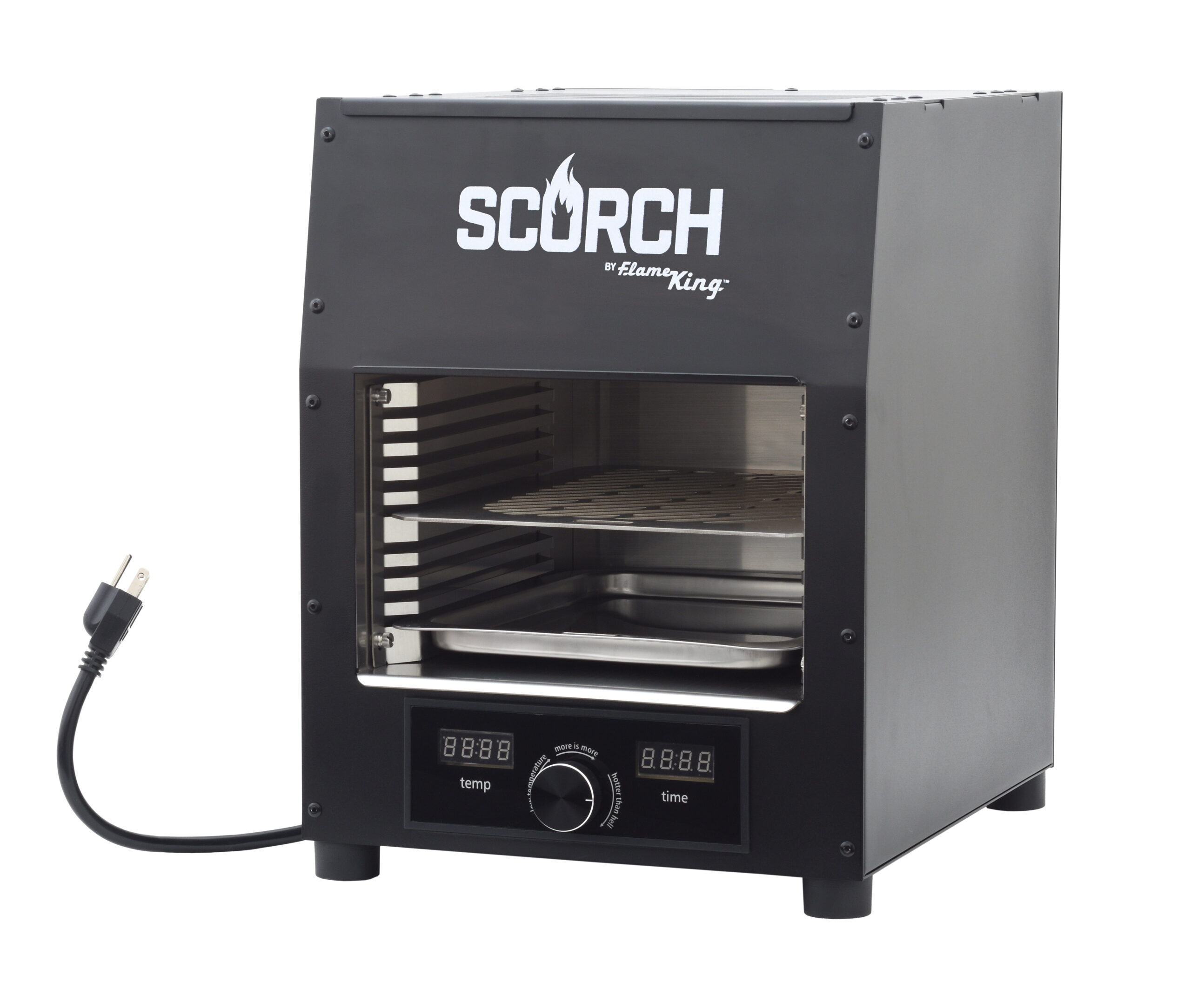 Flame King Portable Scorch Smokeless Infrared Electric Broiler Oven for Indoor & Outdoor Use