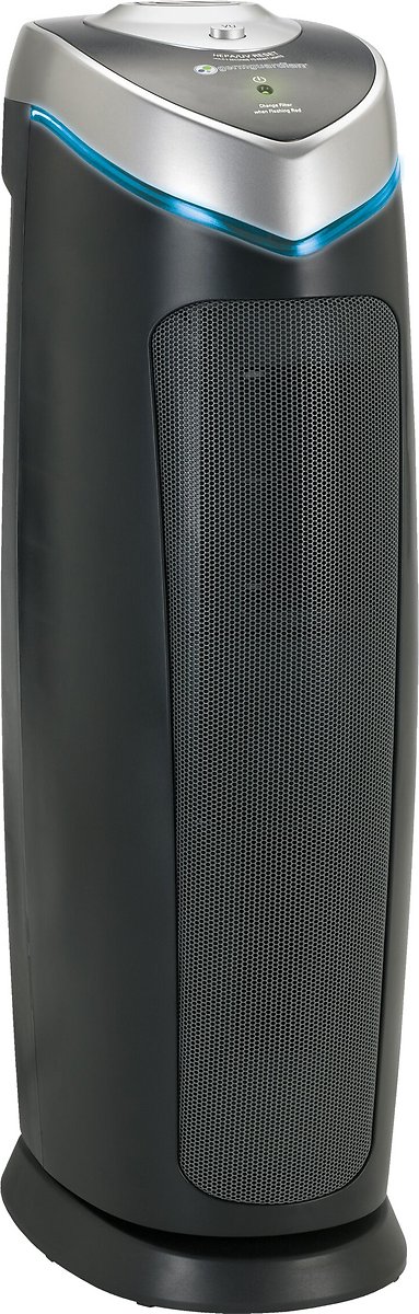 GermGuardian AC4825 22 3-in-1 True HEPA Filter Air Purifier for Home. Full Room. UV-C Light Kills Germs. Filters Allergies. Smoke. Dust. Pet Dander. Odors. 3-Yr Wty. GermGuardian. Black