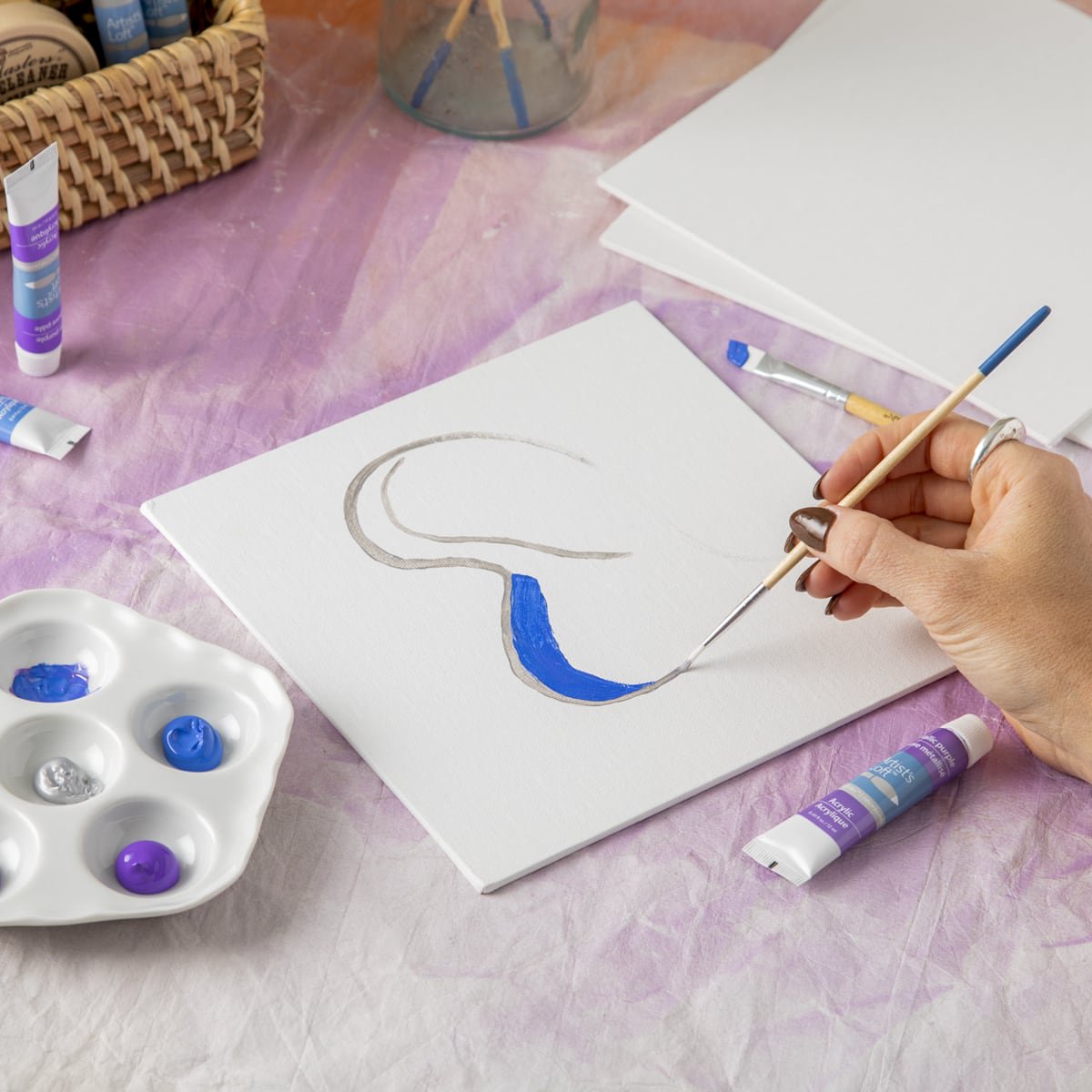 Artist-s Loft Necessities 6 Packs: 5 ct. (30 total) 8″ x 8″ Canvas Panel Value Pack