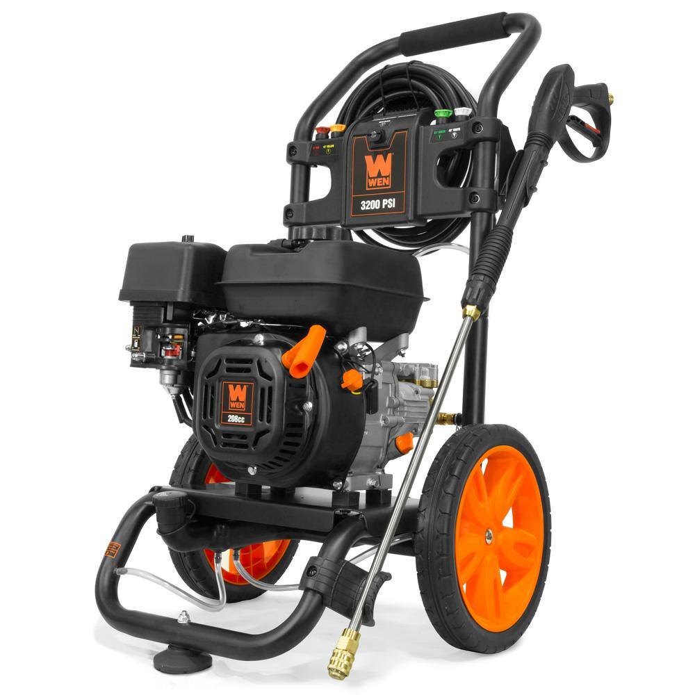 WEN PW3200 Gas-Powered 3200 PSI 208 cc Pressure Washer. CARB Compliant