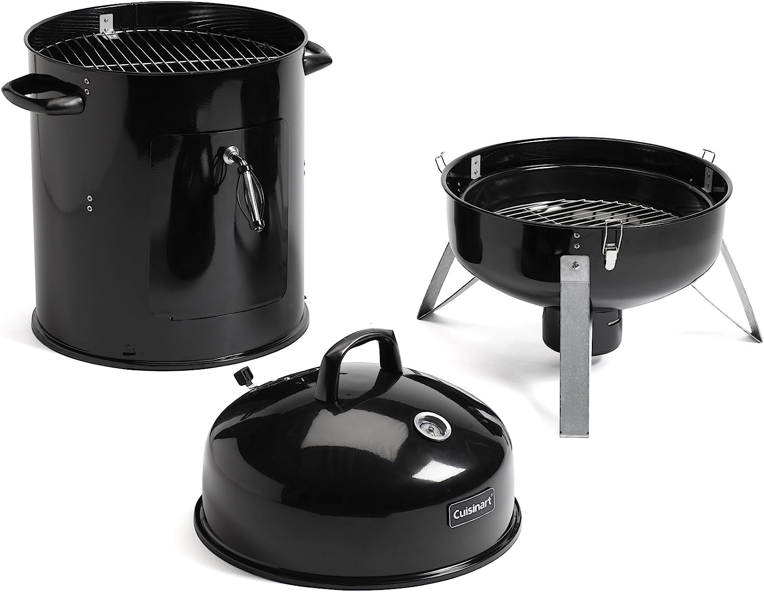 Cuisinart COS-116 Vertical Charcoal Smoker. Black