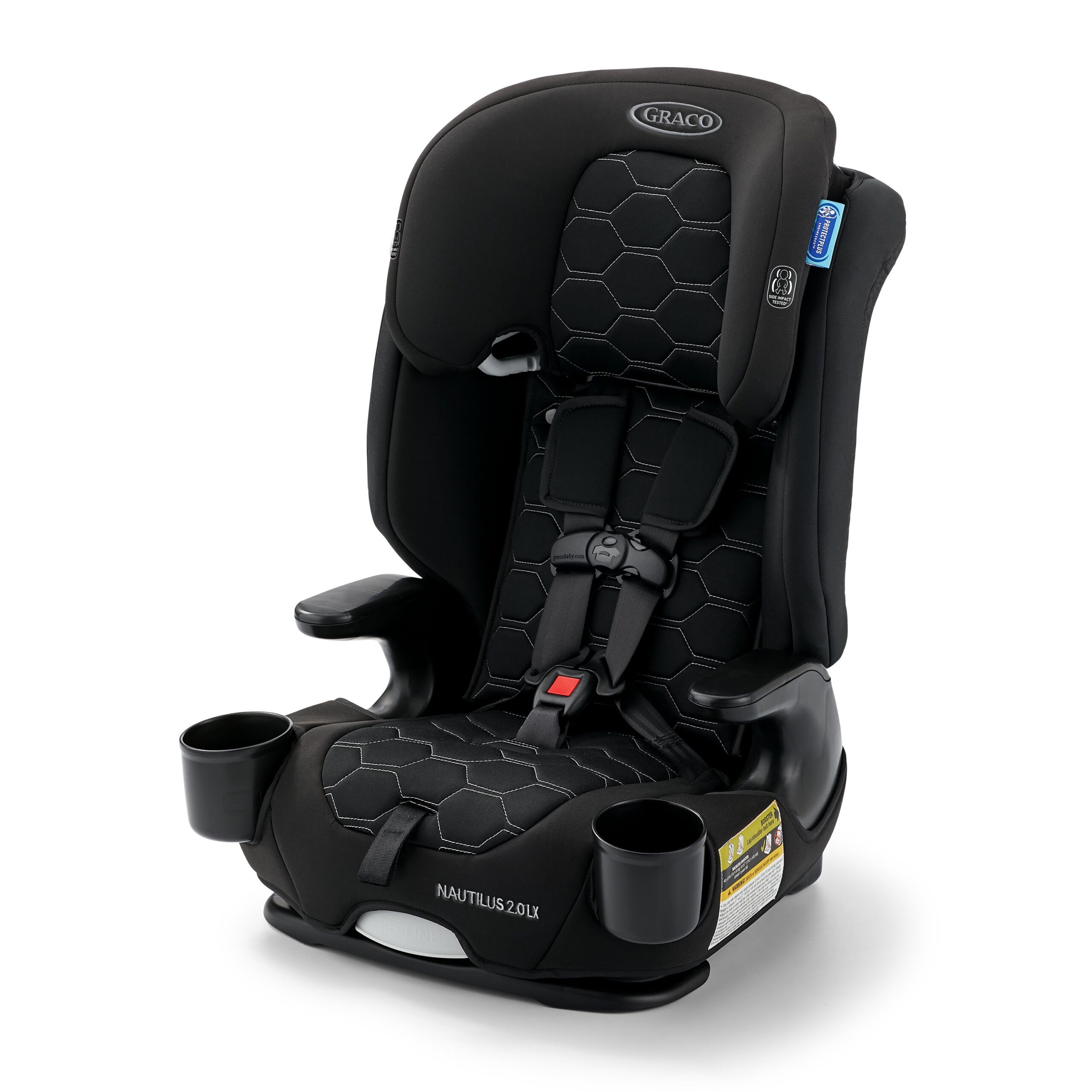 Graco Nautilus 2.0 LX 3-in-1 Harness Booster Car Seat- Hex