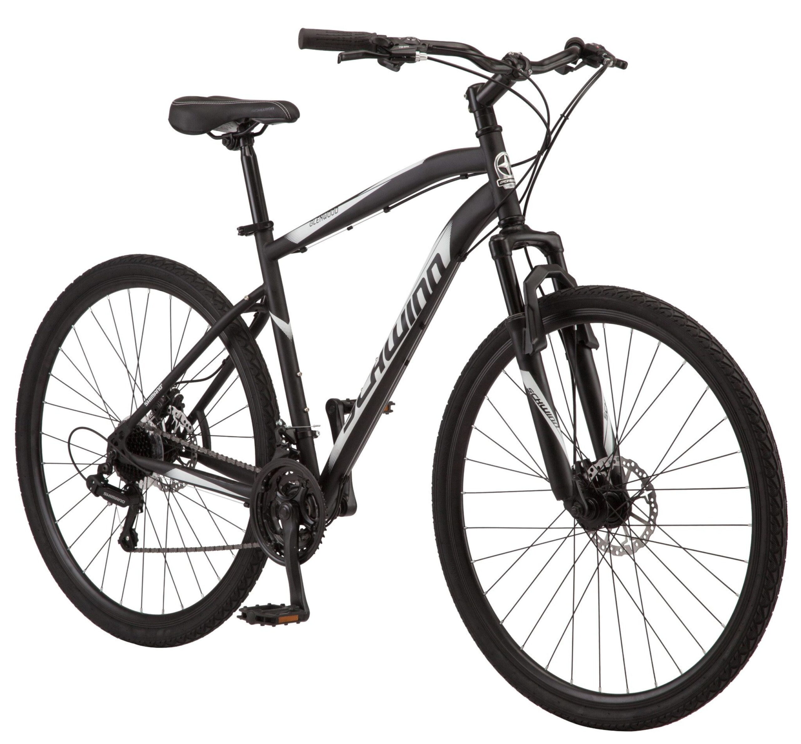 Schwinn 700c Glenwood Mens Hybrid Bike. Black. 21 Speeds