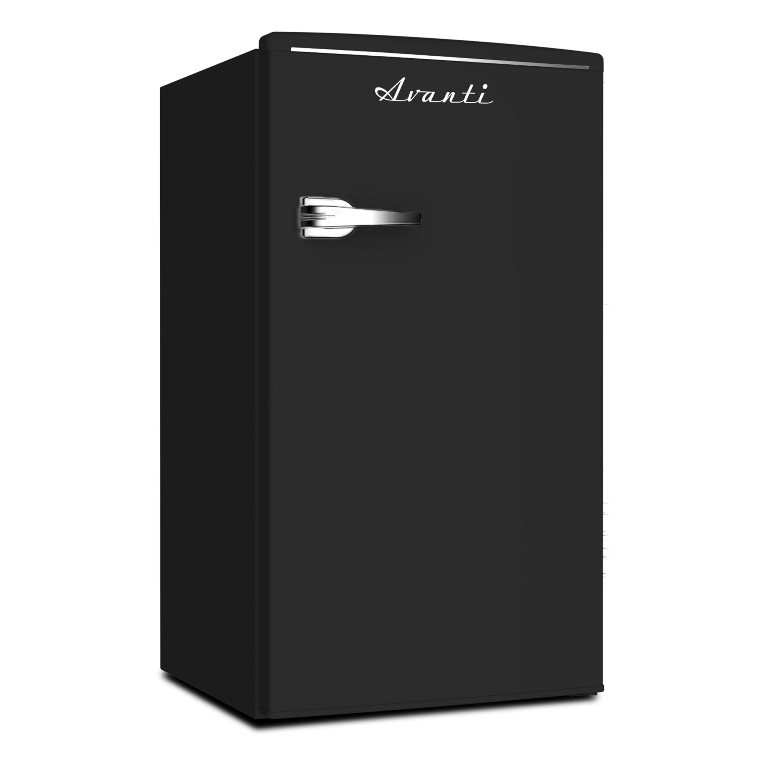 Avanti Retro Series Compact Refrigerator. Mini-Fridge. 3.1 cu. ft.. in Black (RMRS31X1B-IS)