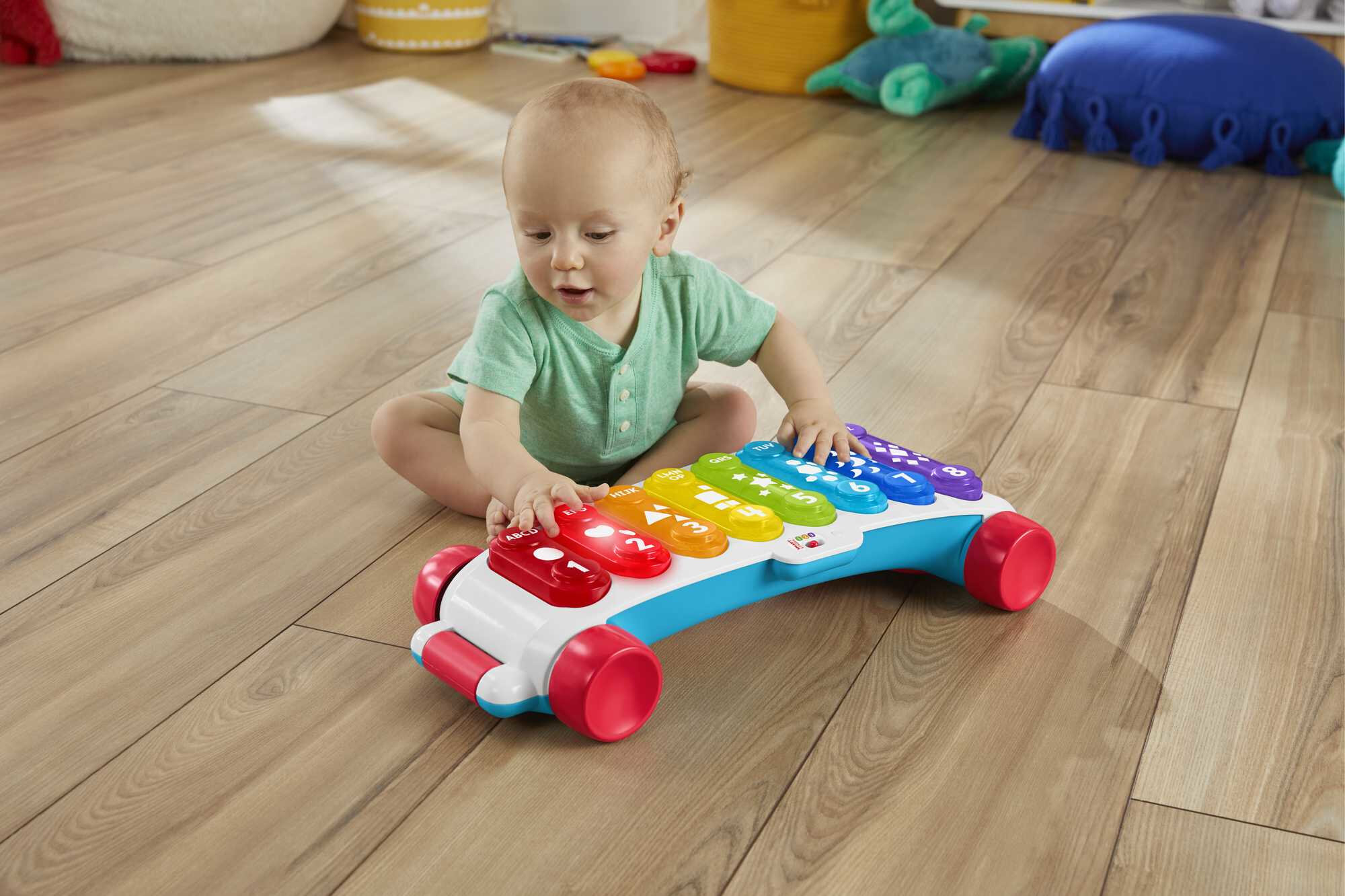 Fisher-Price Giant Light-Up Xylophone Baby Learning Toy - SIOC