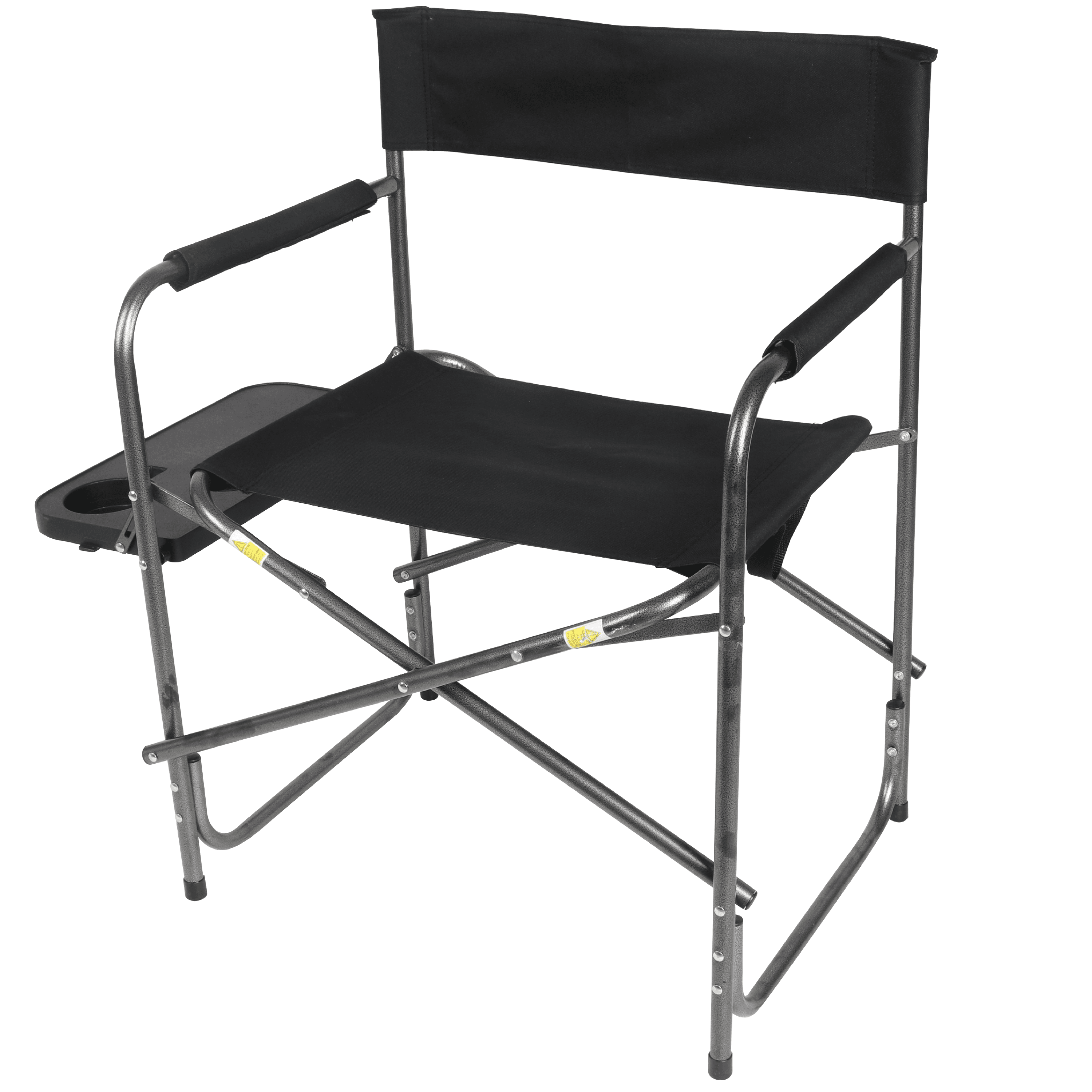 Ozark Trail Director's Chair with Side Table. Black. Outdoor