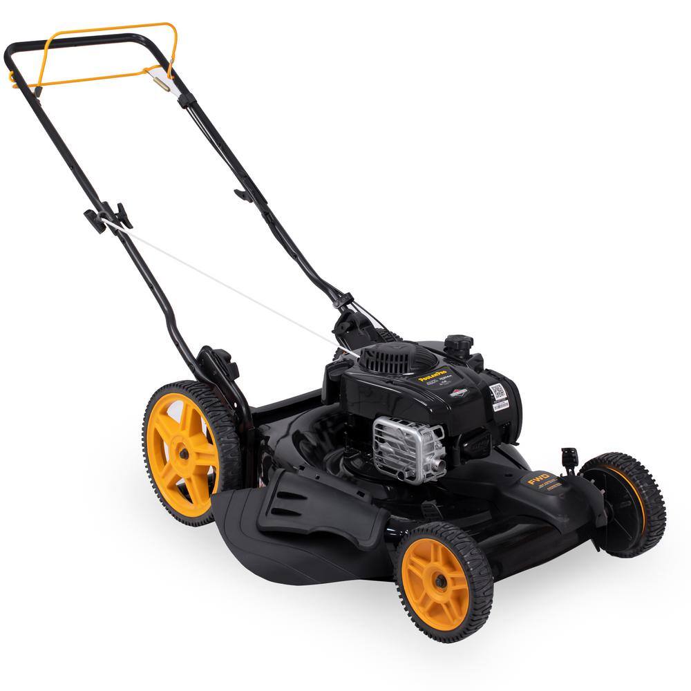 Poulan PRO PM22Y625RH 625Ex 22 in. 150 cc Briggs and Stratton Gas FWD Walk Behind 3-in 1 Self-Propelled Lawn Mower