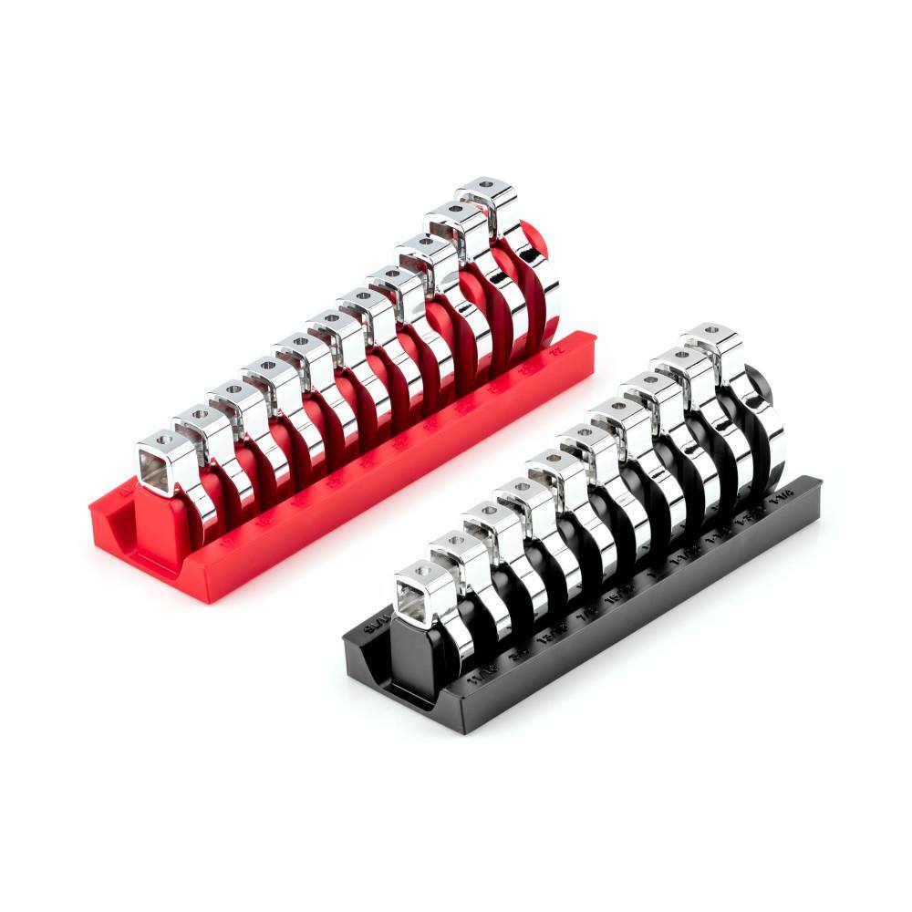 TEKTON WCF92601 1/2 in. Drive Crowfoot Wrench Set. (21-Piece) (11/16 - 1-1/4in.. 17-32 mm) - Racks