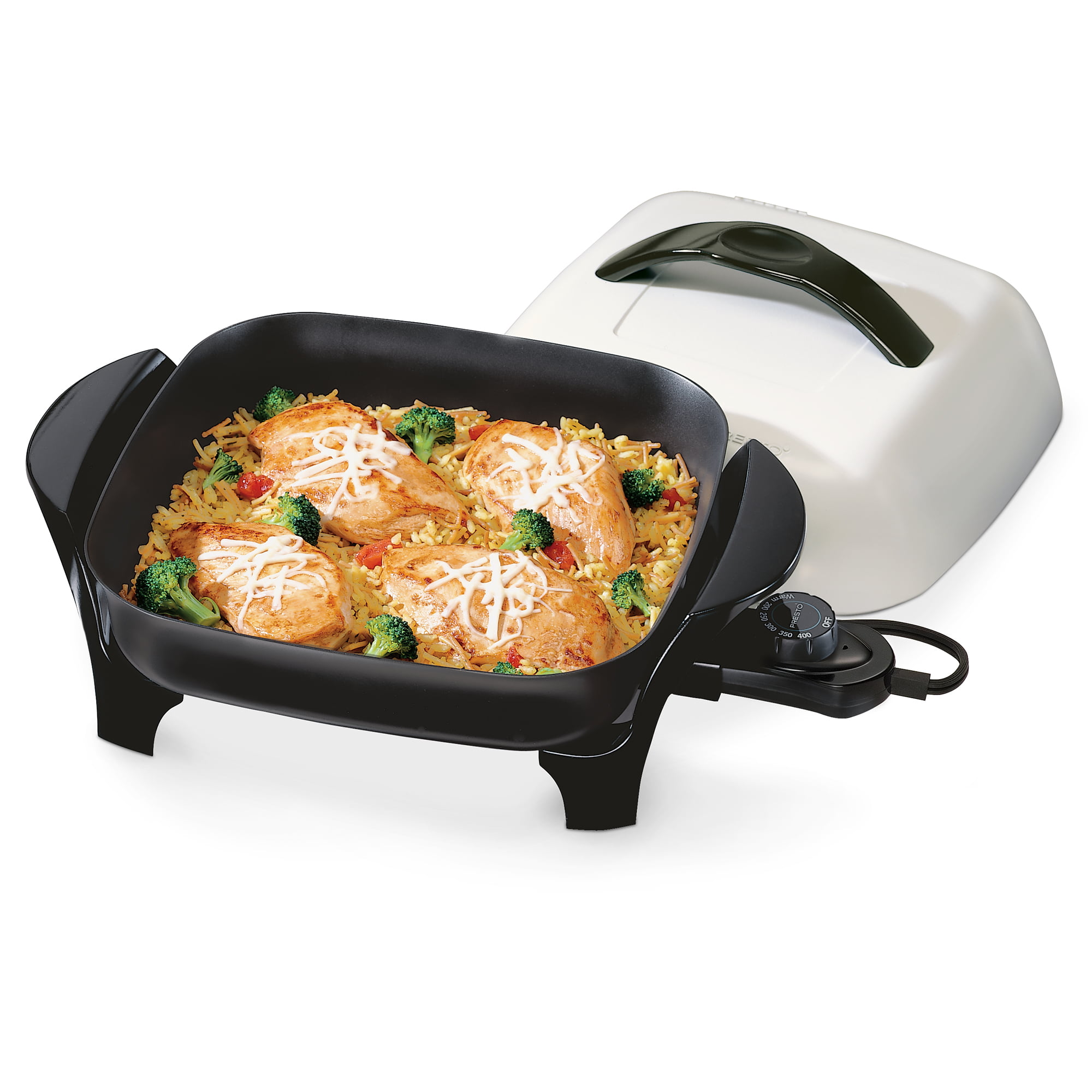 Presto® 11″ Skillet with White Dome Cover