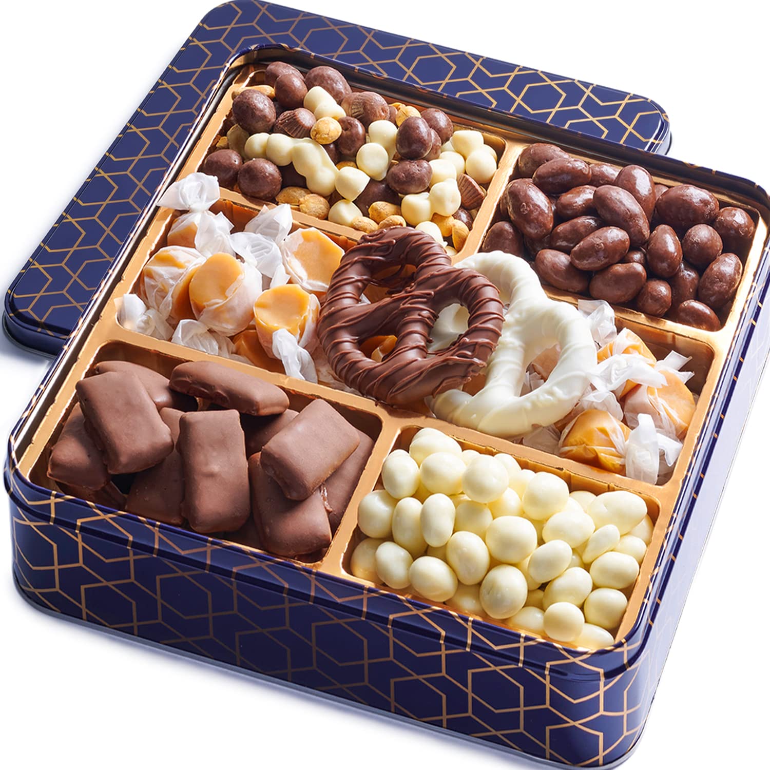 Hazel & Creme Chocolate Gift Basket - Food Gift Box - Easter. Gourmet Gift for Holiday