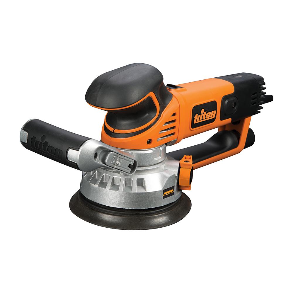 Triton Tools 120-Volt 4.2-Amp Corded Variable Orbital Sander with Dust Management