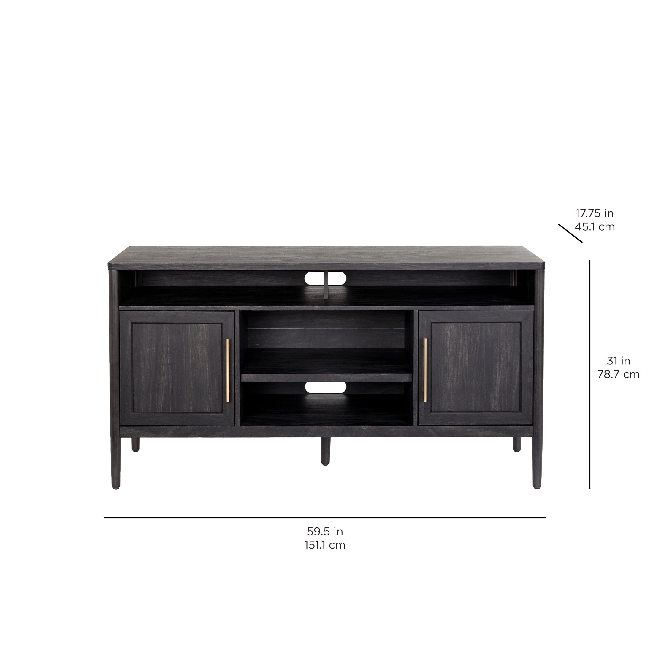 Better Homes & Gardens Oaklee TV Stand for TVs up to 70. Charcoal finish