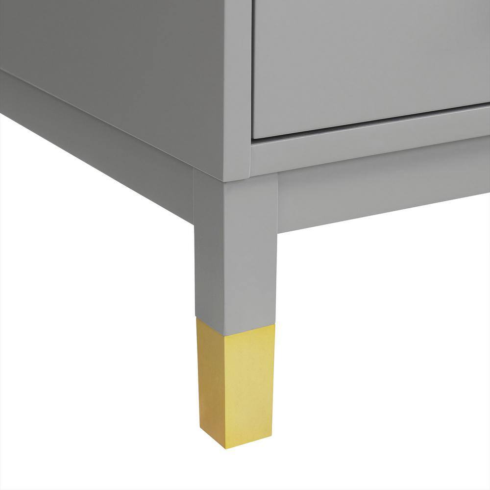 Picket House Furnishings  Picket House Furnishings Dani Chest with Power Port in Grey