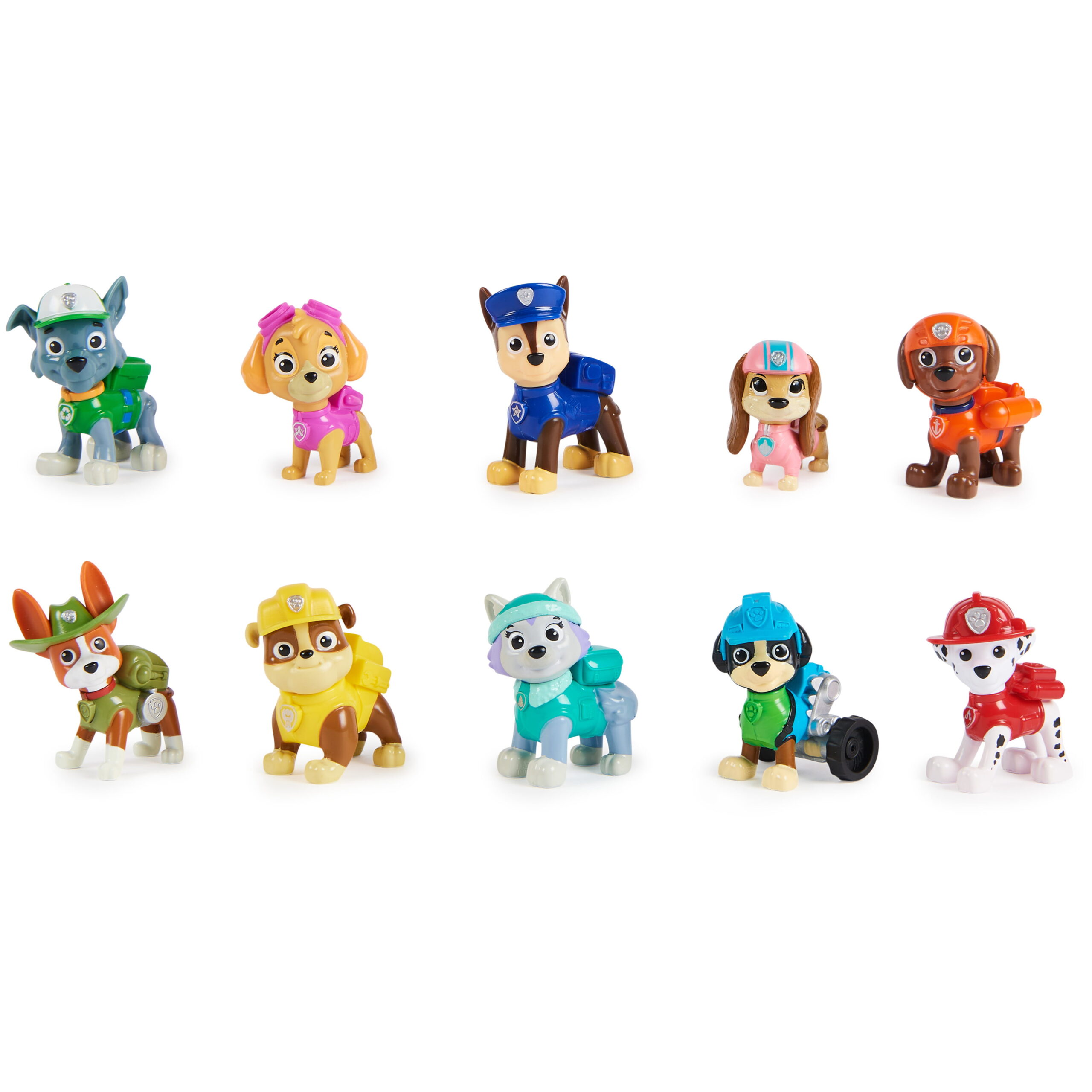 PAW Patrol. 10th Anniversary. All Paws On Deck 10 Collectible Toy Figures Gift Pack