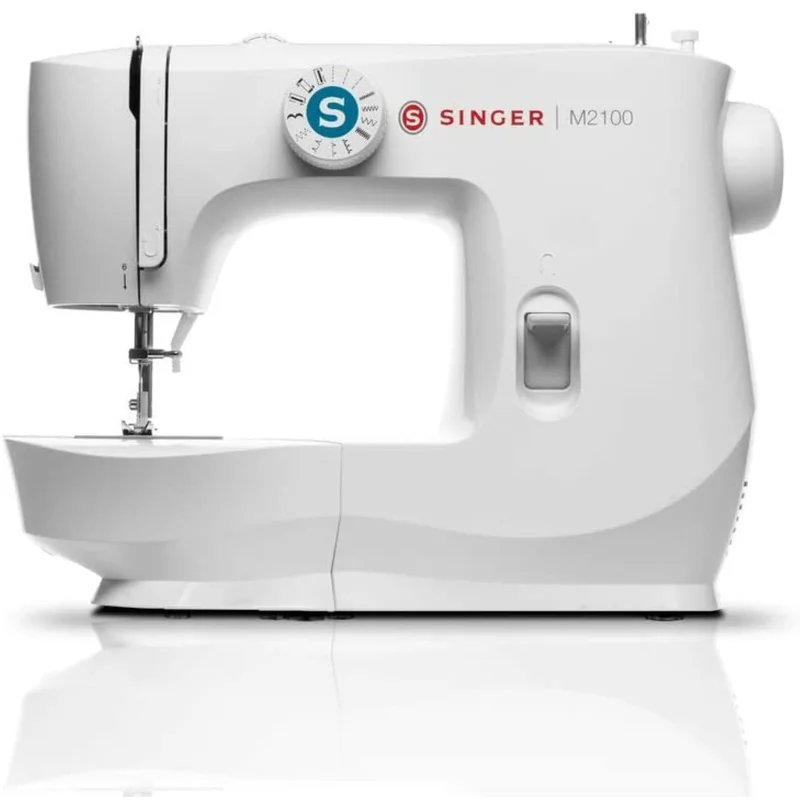 SINGER M2100 Sewing Machine With Accessory Kit & Foot Pedal - 63 Stitch Applications - Simple & Great for Beginners