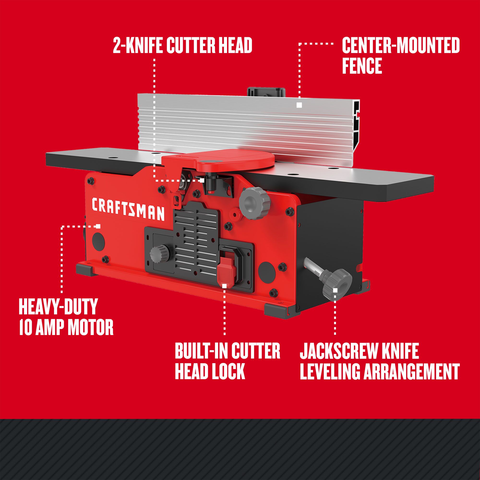 CRAFTSMAN 10 Amps Bench Jointer