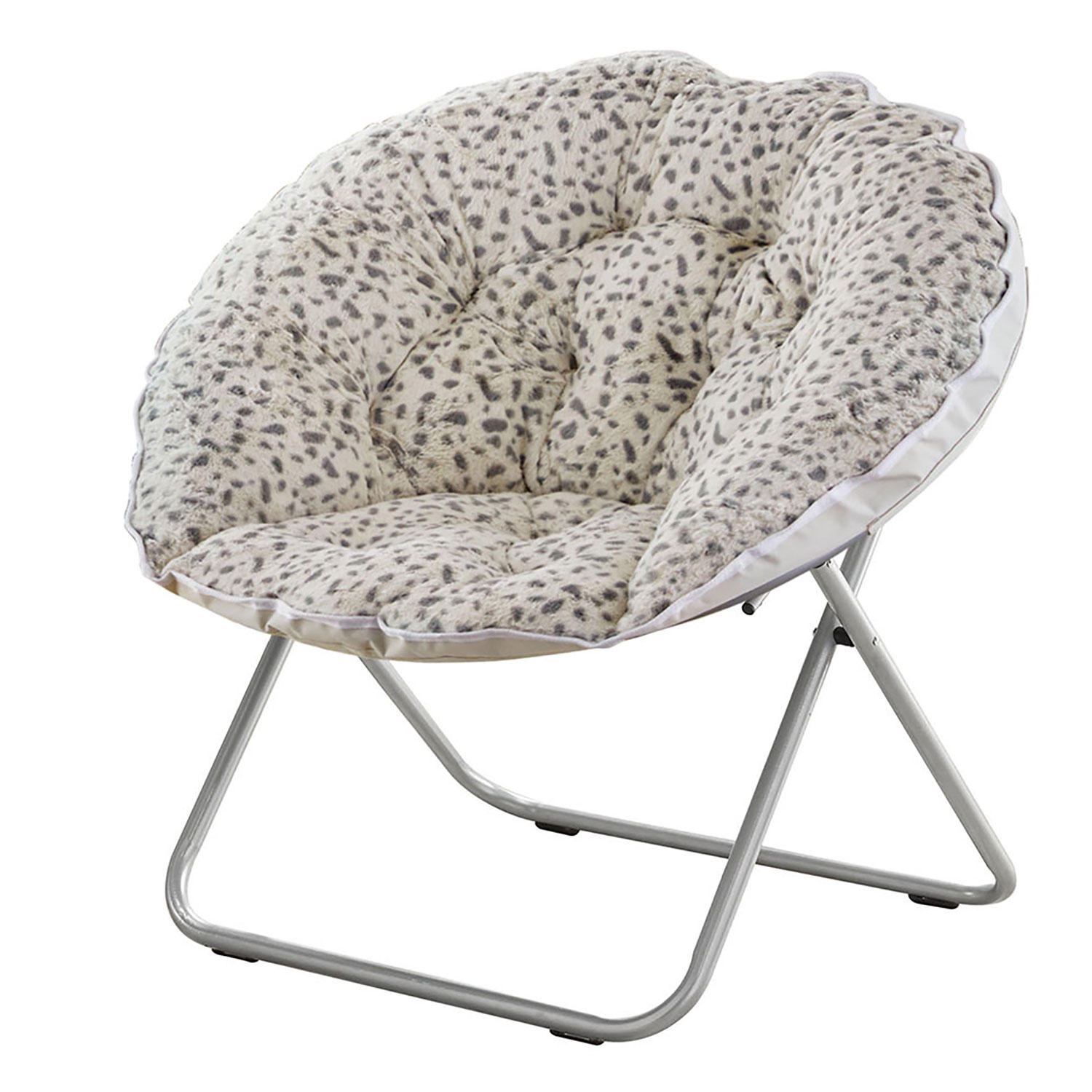 MEMBER-S MARK Saucer Chair. White/Grey