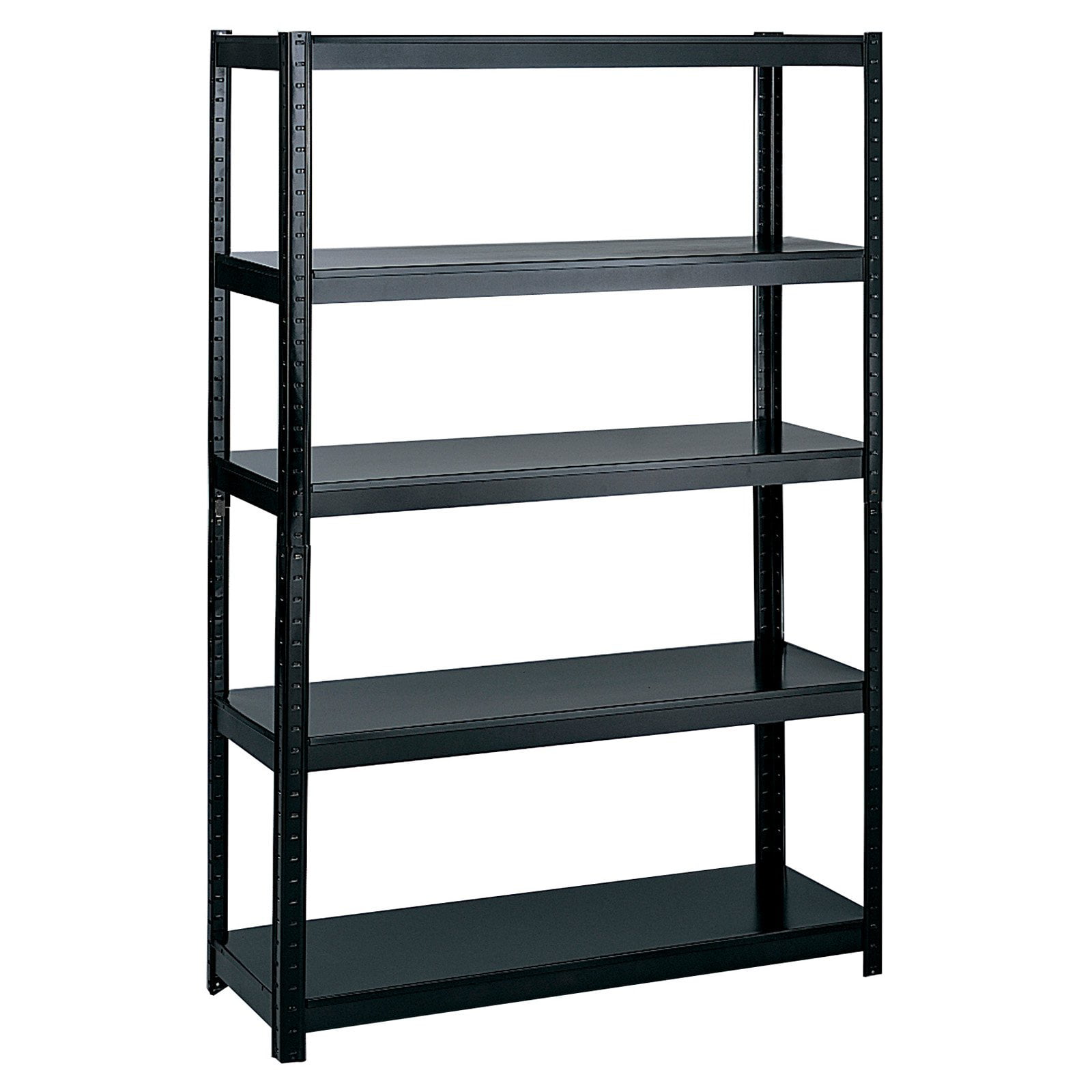 Safco Boltless Steel 5 Shelf Bookcase. 5244BL. Black