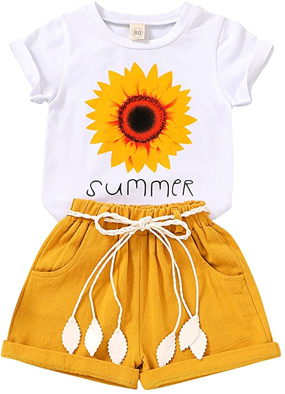 YOUNGER TREE Toddler Baby Girls Clothes Watermelon T-shirt