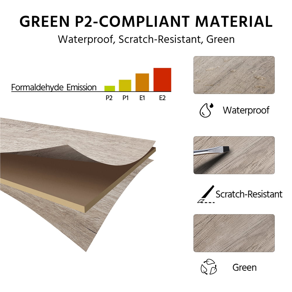 Alden Design 41″ Lift Top Coffee Table with 3 Storage Compartments. Rustic Gray