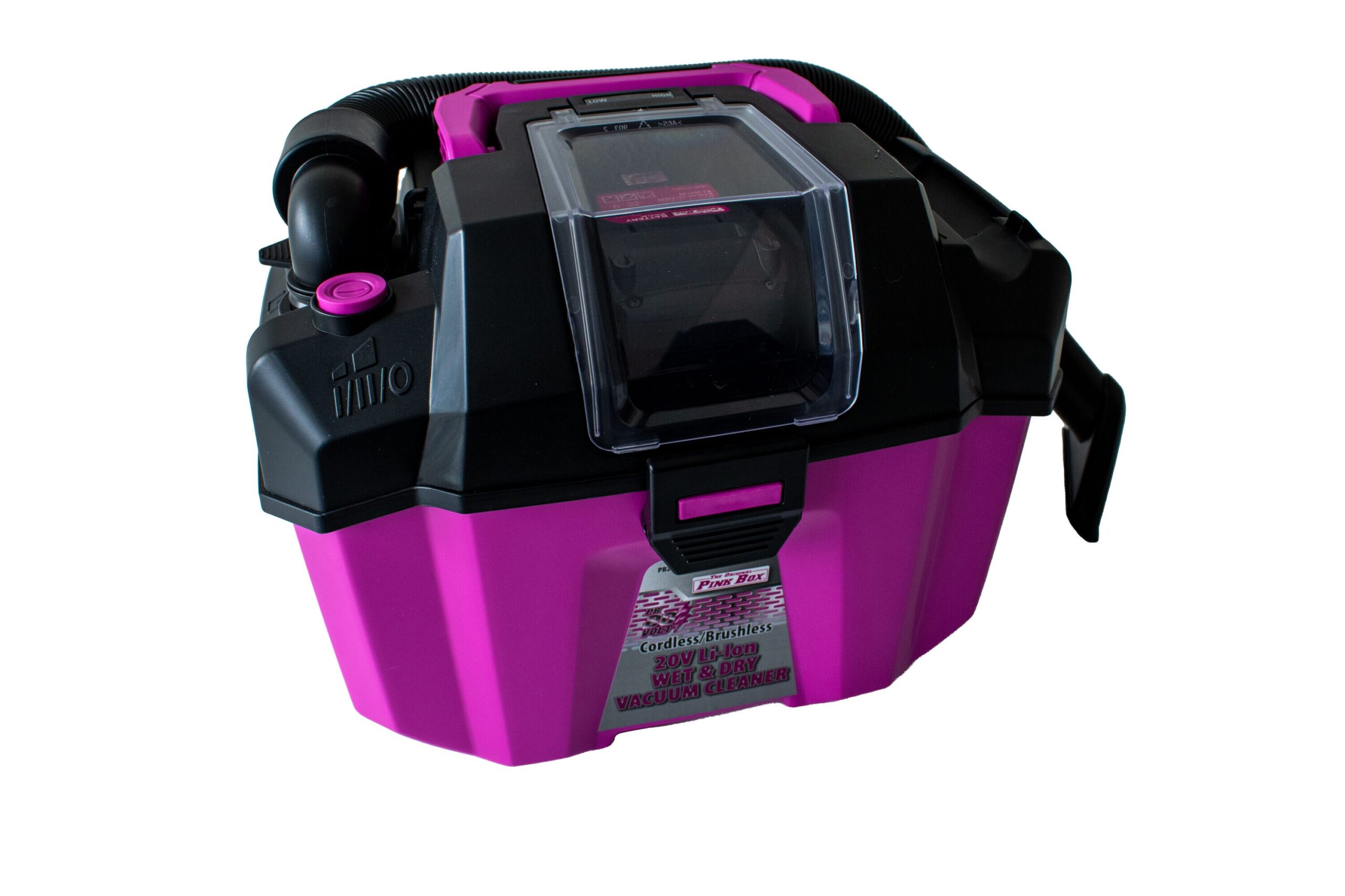 The Original Pink Box 20-volt 2.6- Gallons 0.01-HP Cordless Wet/Dry Shop Vacuum (Battery Included)