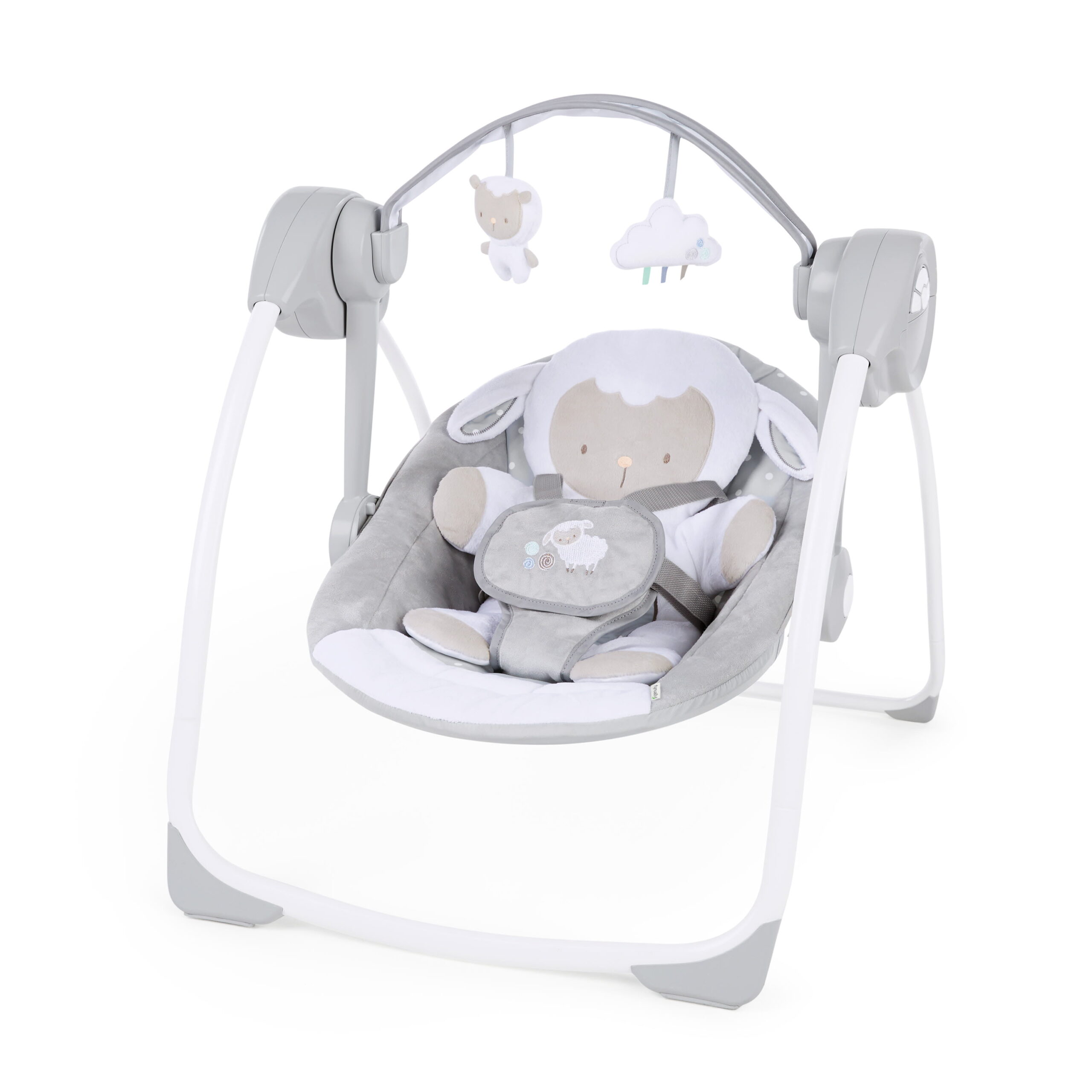 Ingenuity Soothe ‘n Delight 6-Speed Portable Baby Swing with Music - Cuddle Lamb (Unisex)
