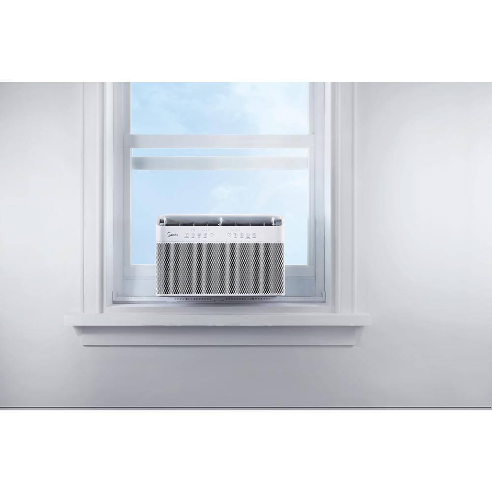 Midea MAW12V1QWT 12.000 BTU U-Shaped Inverter Window Air Conditioner WiFi. 9X Quieter. Over 35% Energy Savings ENERGY STAR MOST EFFICIENT