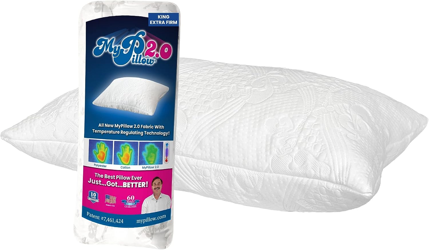 MyPillow 2.0 Cooling Bed Pillow King. Most Firm