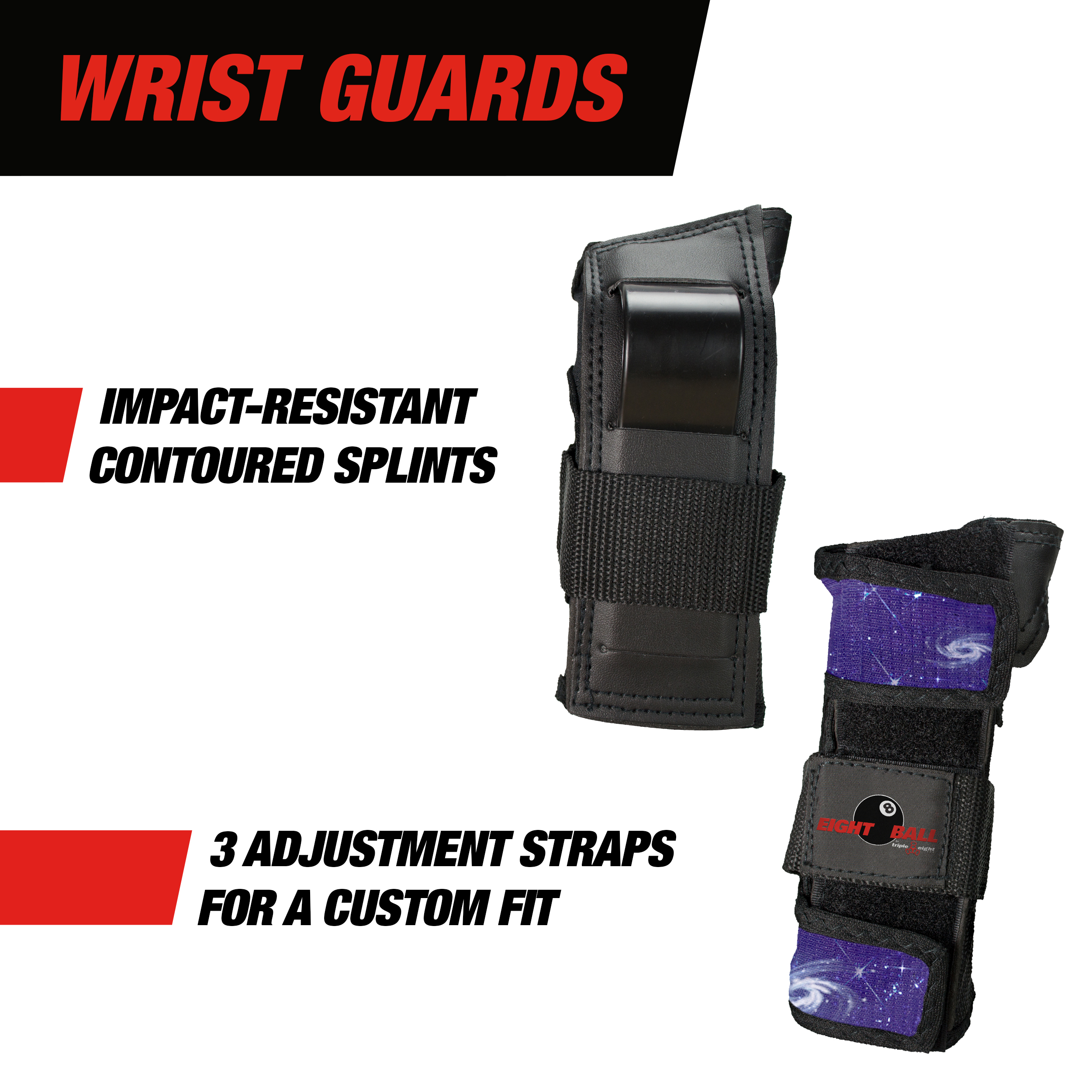 Eight Ball Galaxy Pads 3pk 8+